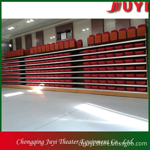 JY-765 china manufactures high quality telescopic retractable bleacher for sale retractable bleacher